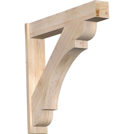 Ekena Millwork Olympic Block Smooth Outlooker, Douglas Fir, 7 1/2"W x 40"D x 40"H OUT08X40X40OLY05SDF